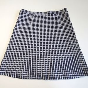 Margaret M navy skirt size medium